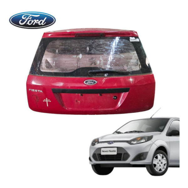 Tampa Porta Malas Ford Fiesta Hatch 2008 A 2013 Original Vermelha
