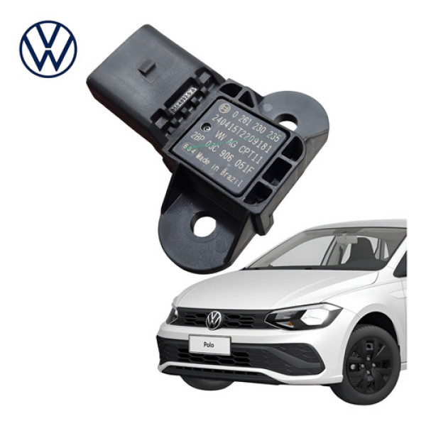 Sensor Map Maf Pressão Ar Vw Polo 1.0 2023 A 2025 Original