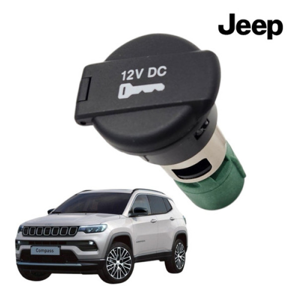 Tomada 12v Jeep Compass 2021 A 2023 Original 
