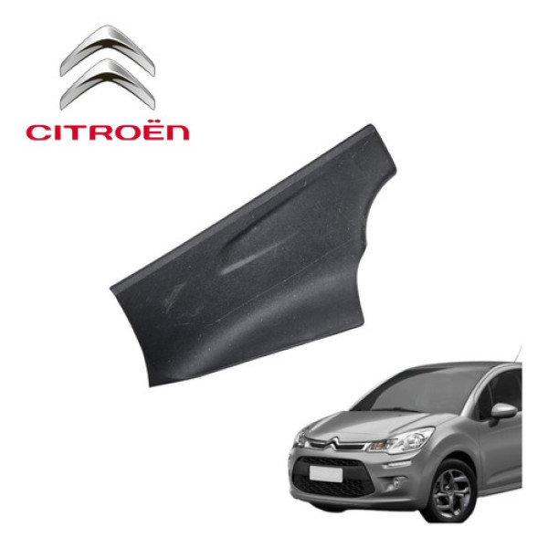 Acabamento Soleira Traseira Esquerda Citroën C3 2012 A 2016 Preto