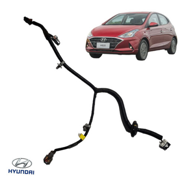 Chicote Da Placa Parachoque Hyundai Hb20 2020 A 2022