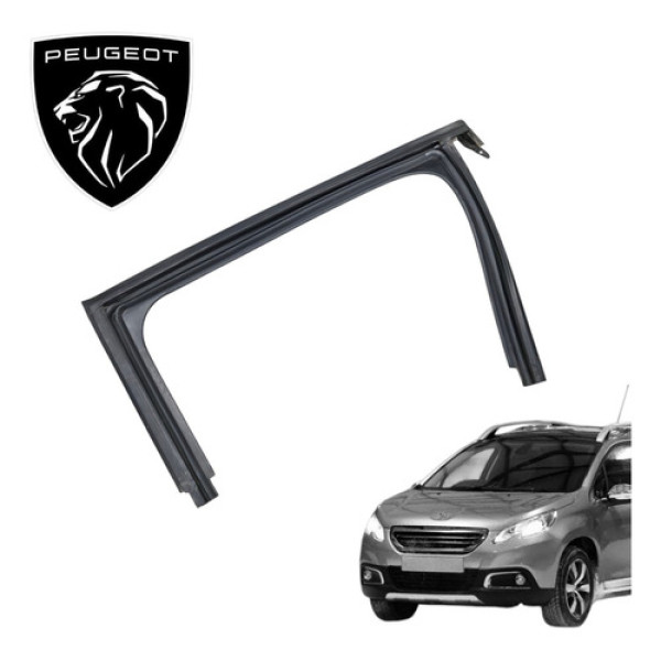 Borracha Canaleta Traseira Esquerda Peugeot 2008 Allure 2016 Preto