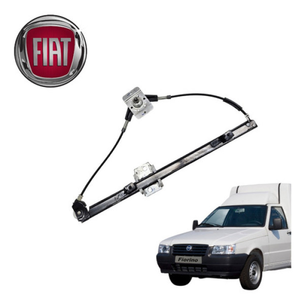 Máquina Vidro Manual Dianteiro Direito Fiat Fiorino 2012 Ori