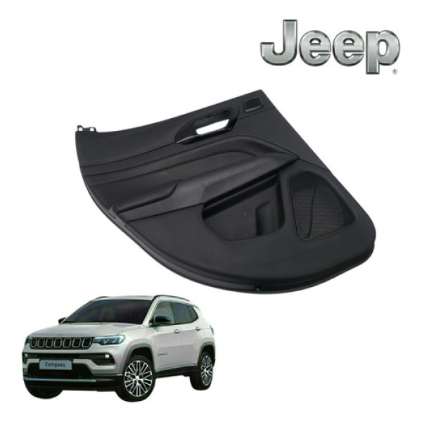 Forro Porta Traseiro Esquerdo Jeep Compass Limited 2022 Orig Preto
