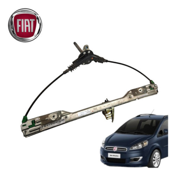 Máquina Vidro Manual Traseiro Esquerdo Fiat Ideia Attractive