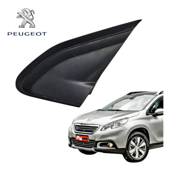 Acabamento Paralama Esquerdo Peugeot 2008 2015 A 2020 Orig Preto