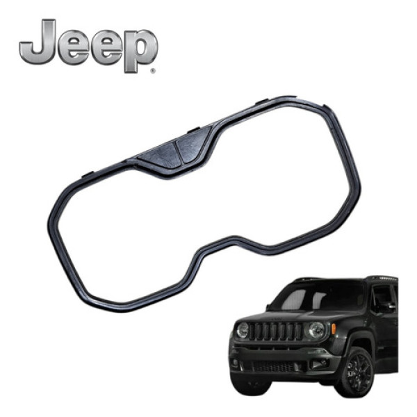 Moldura Porta Copos Jeep Renegade Flex 2026 A 2020 Original Preto