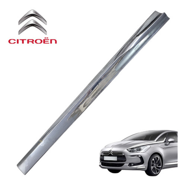 Friso Cromado Porta Dianteira Esquerda Citroën Ds5 Thp 2015 - Preto