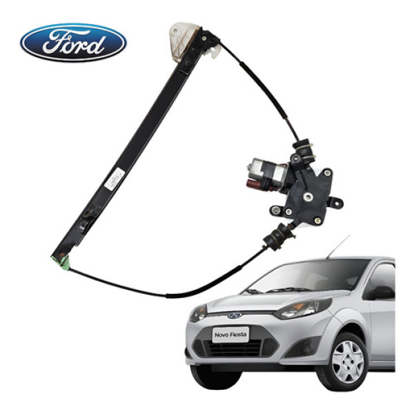 Maquina Vidro Elétrico Dianteiro Esquerdo Fiesta 2003 A 2013