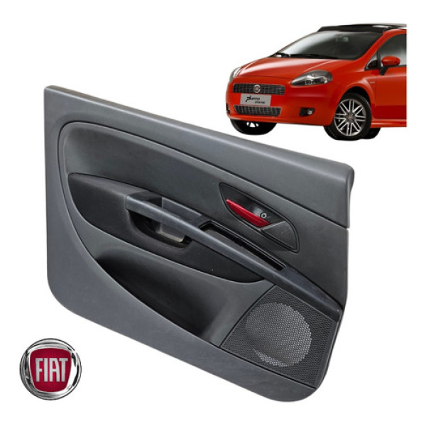 Forro Porta Dianteiro Esquerdo Fiat Punto Sporting 2008 2010 Preto
