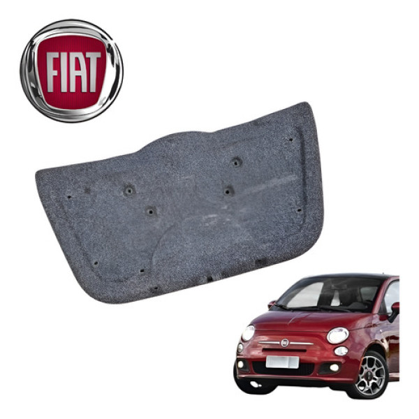 Tampão Forro Bagagito Fiat 500 1.4 Sport Air 2012 A 2015 Ori Preto