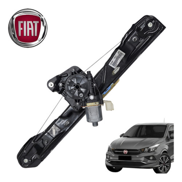 Máquina Vidro Dianteiro Direito Fiat Cronos 1.3 Drive 2020
