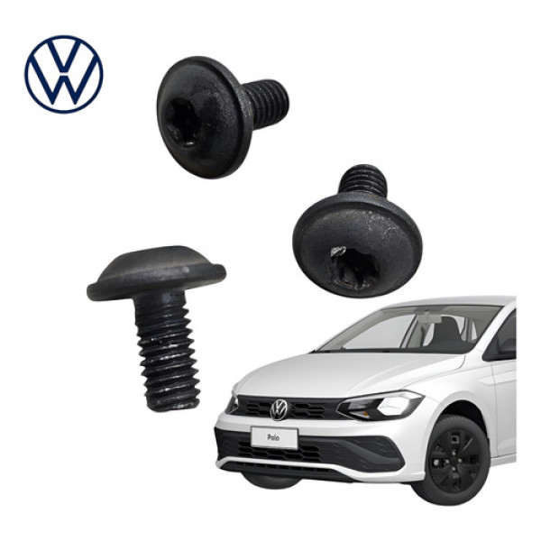 Kit Parafuso Fixação Espelho Disco Polo Virtus 2023 A 2025