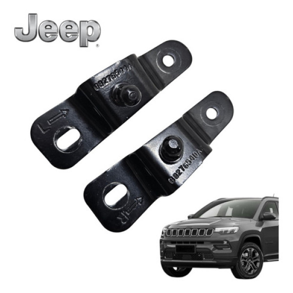 Par Suporte Amortecedor Tampa Traseira Jeep Compass 2022 Ori