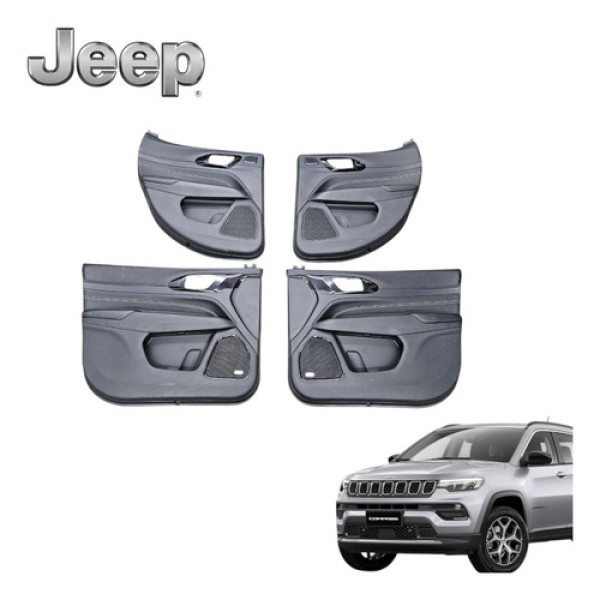Jogo Forro Porta Jeep Compass T270 2020 A 2023 Original