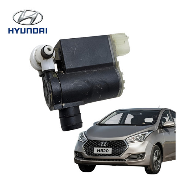 Motor Bomba Esguicho Parabrisa Hyundai Hb20 2013 A 2019 Orig
