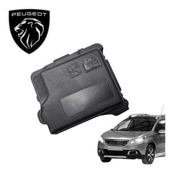 Tampa Caixa Fusível Peugeot 2008 1.6 Allure 2015 A 2020 Orig Preto Quadrado