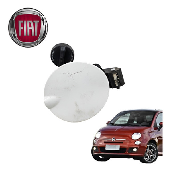 Portinhola Tanque Combustível Fiat 500 1.4 Sport Air 2012 Branco