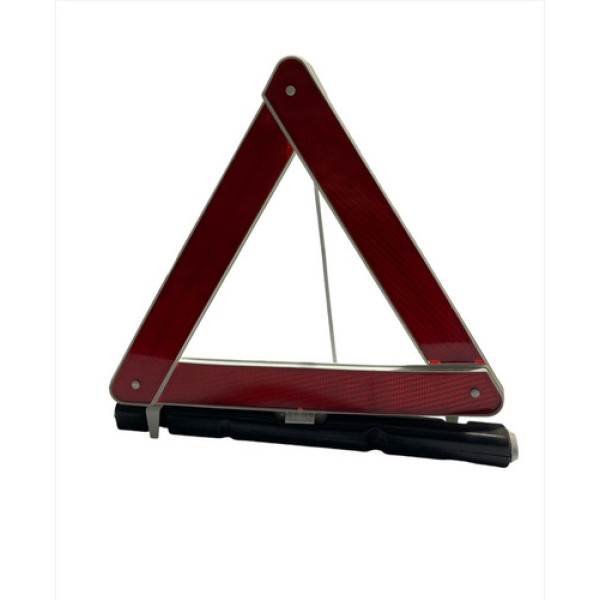 Triangulo Segurança Sinalização C/ Peso P/ Carros