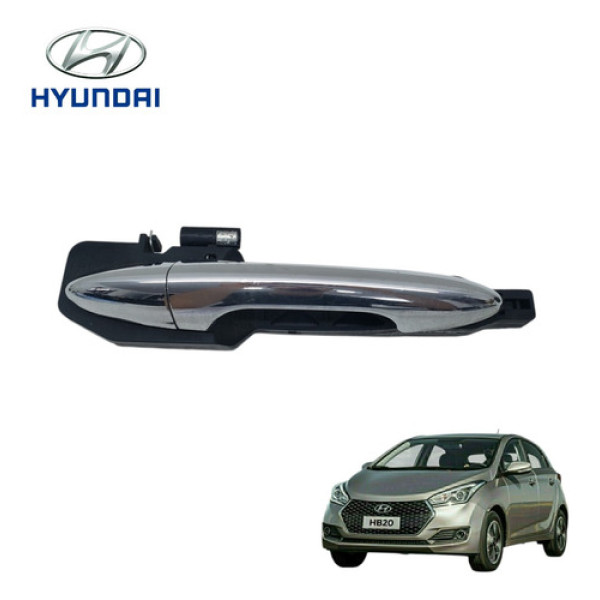 Maçaneta Suporte Externa Traseira Direita Hyundai Hb20s 2015