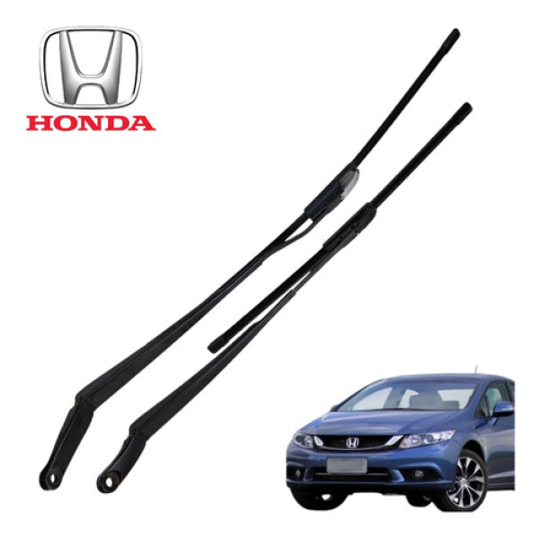Par Limpadores Parabrisa Honda Civic 2.0 G9 Exr 2013 A 2016