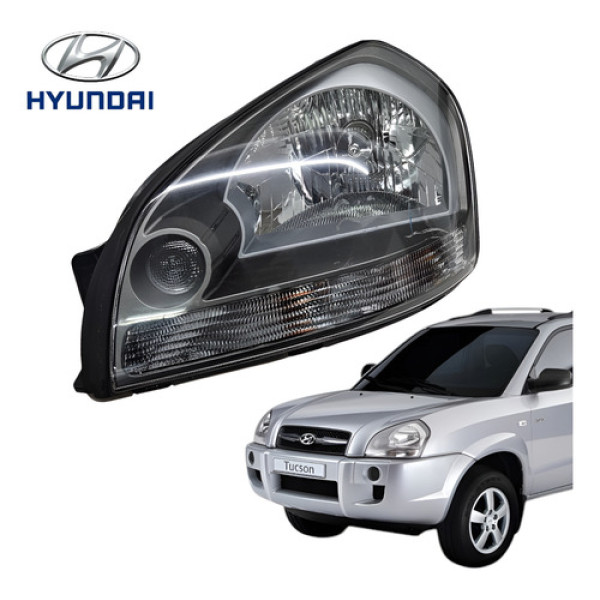 Farol Lado Esquerdo Hyundai Tucson 2007 A 2015 Original Esquerdo/motorista