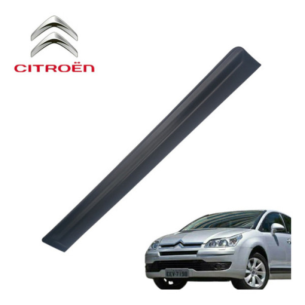 Friso Porta Traseira Direita Citroën C4 Glx 2010 A 2014 Preto