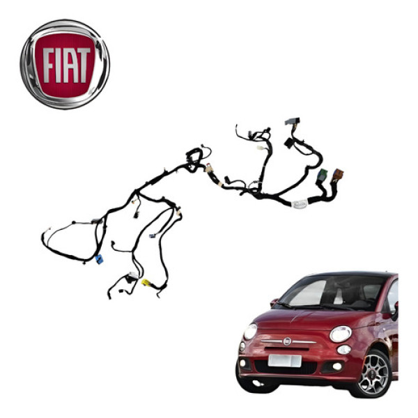 Chicote Painel Fiat 500 1.4 Sport Air 2012 A 2015 Original