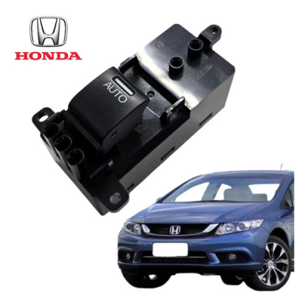 Botão Vidro Elétrico Traseiro Direito Civic G9 2013 A 2016