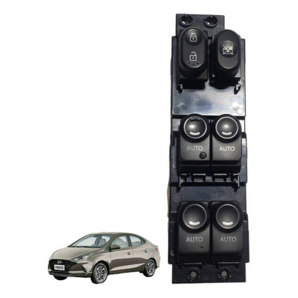 Botão Vidro Eletrico Dianteiro Esquerdo Hyundai Hb20 2018