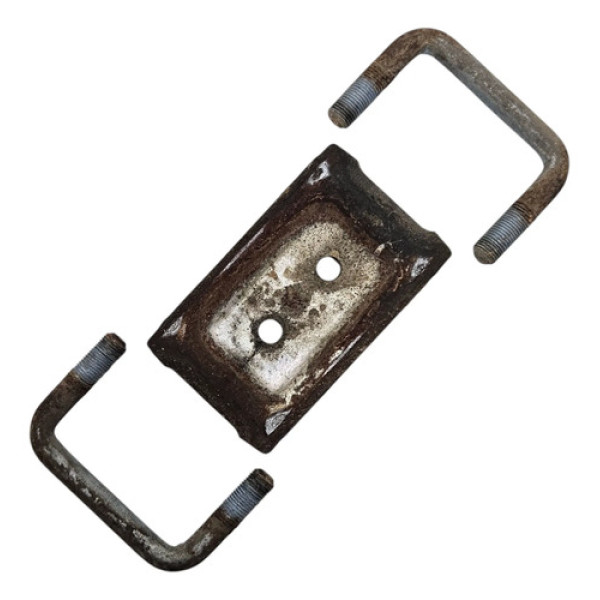 Trava Fixação Mola Suspensão Fiat Fiorino Uno 1997 A 2012