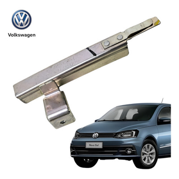 Trilho Guia Vidro Traseiro Esquerdo Vw Gol Voyage 2017 2021 Preto