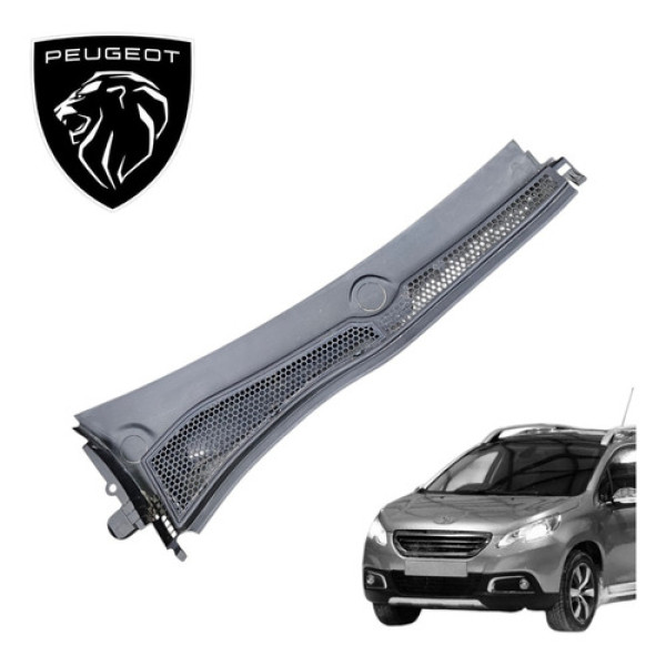 Grade Churrasqueira Direita Peugeot 2008 1.6 Allure 2016 Ori Preto