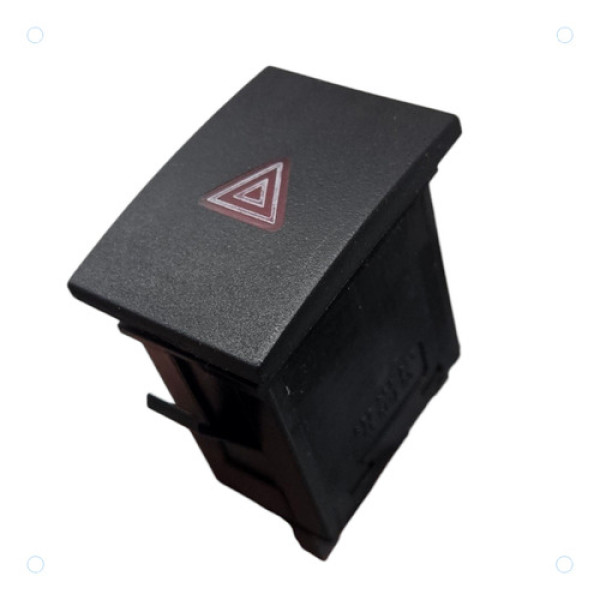 Botão Comando Pisca Alerta Volkswagen Gol G3 2001 A 2006 Ori Preto