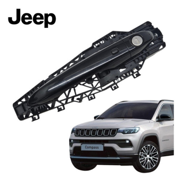 Maçaneta Externa Dianteira Esquerda Jeep Compass 2019 2023 