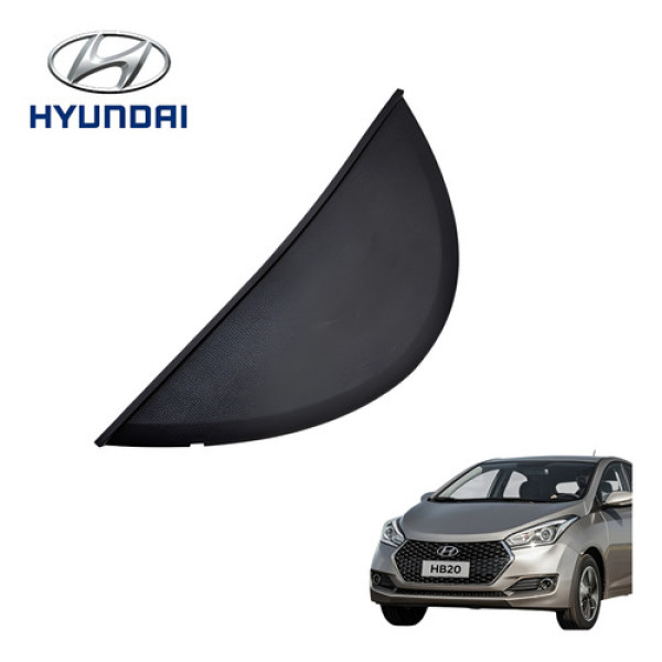 Moldura Lateral Esquerda Hyundai Hb20 1.0 Comfort 2013 2019 Preto
