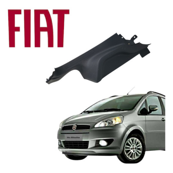 Acabamento Soleira Direita Fiat Idea Attractive 2012 A 2016 Preto