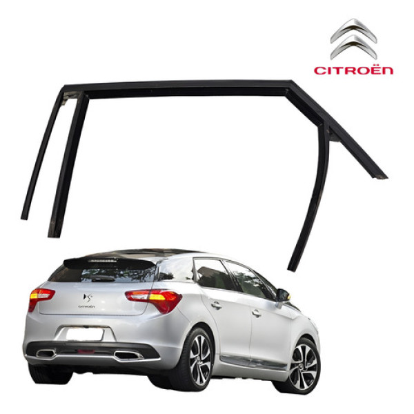 Borracha Guarnição Vidro Traseiro Esquerdo Ds5 2013 A 2016 - Preto