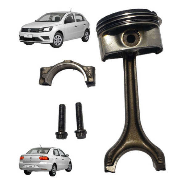 Biela E Pistão Volkswagen Voyage Gol 1.0 3cc 12v 2023