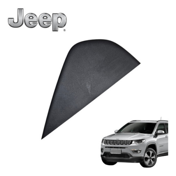 Acabamento Direito Painel Jeep Compass 2.0 Limited 2018 2021 Preto Triángulo