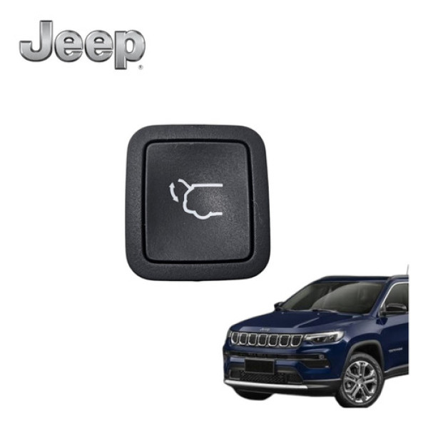 Botão Abertura Tampa Traseira Jeep Compass T350 Limited 2022 - Preto