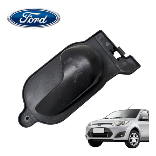 Maçaneta Interna Traseira Esquerda Ford Fiesta Hatch 2011 Preto Traseira