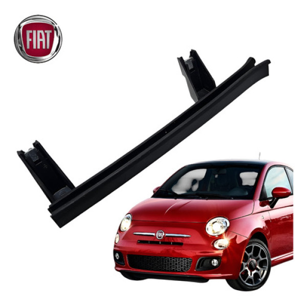 Guia Vidro Porta Esquerda Fiat 500 2012 A 2015 Original - Preto