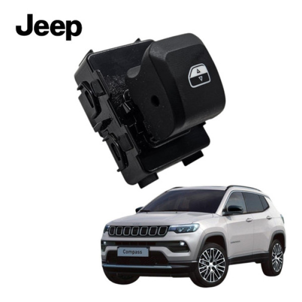 Botão Interruptor Vidro Traseiro Jeep Compass 2020 A 2023 