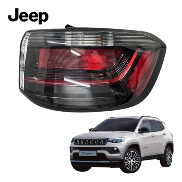 Lanterna Traseira Direita Jeep Compass Limited 2020 A 2023  Direito/passageiro Translúcida