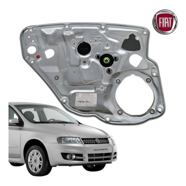 Maquina Vidro Elétrico Traseiro Esquerdo Fiat Stilo 2005