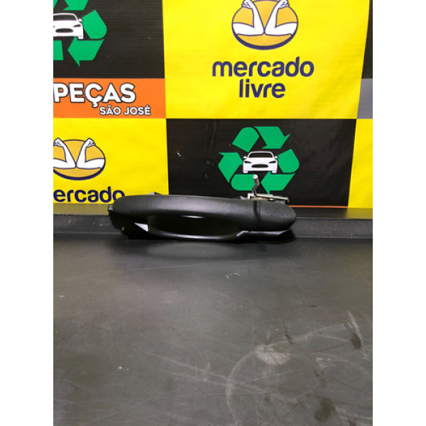 Maçaneta Externa Traseiro Esquerdo Original Fiat Idea 2009  Preto Traseira