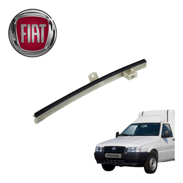 Guia Vidro Dianteiro Direito Fiat Fiorino Uno 1997 A 2012 Branco
