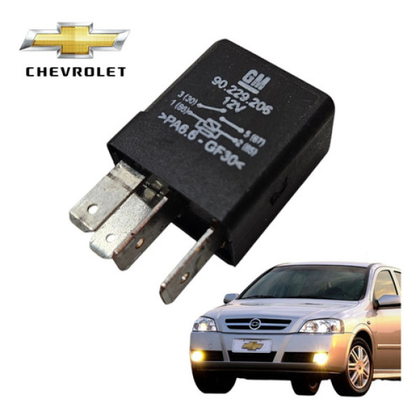 Rele Farol 4 Pinos Chevrolet Astra Vectra 1997 A 2004 Orig