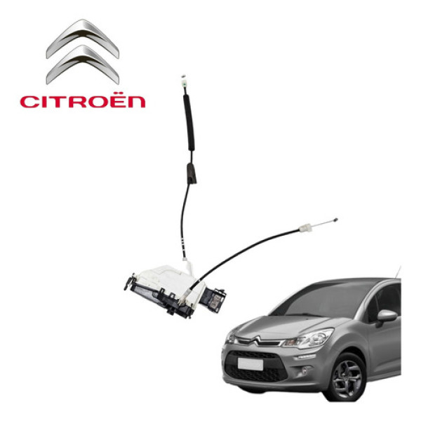 Fechadura Elétrica Dianteira Direita Citroën C3 2011 A 2016